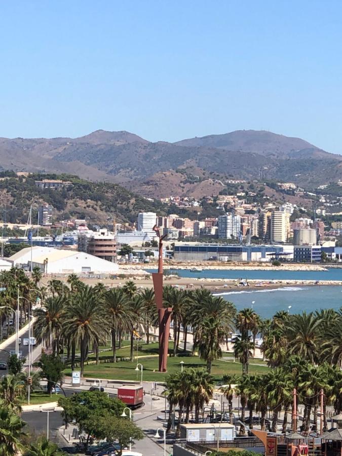 Atico Mirador Paseo Antonio Banderas Primera Linea De Playa Y Piscina 马拉加 外观 照片